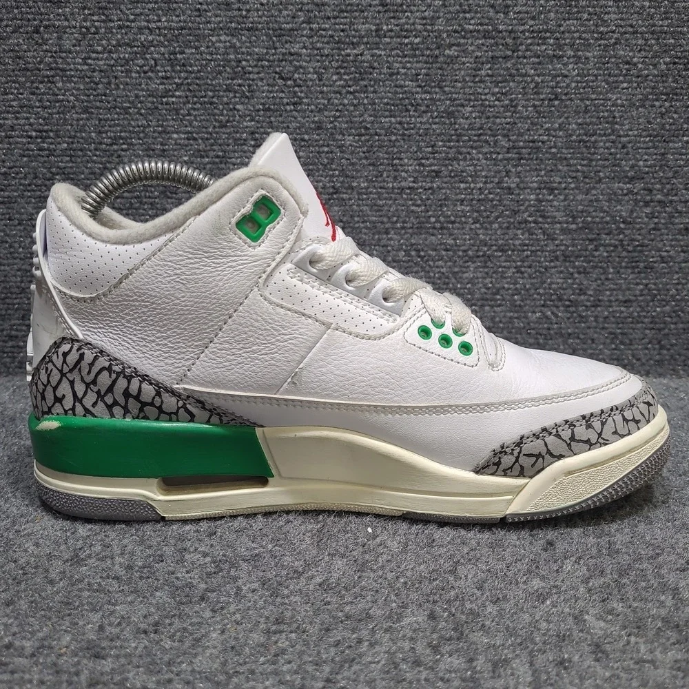 Air Jordan 3 Retro Lucky Green Style # CK9246-136‎ Women's Size 6.5